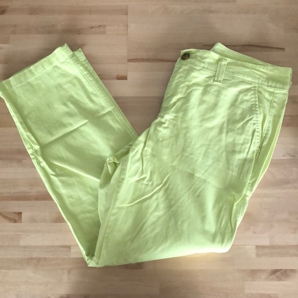 Bright lemon yellow old navy dress pants